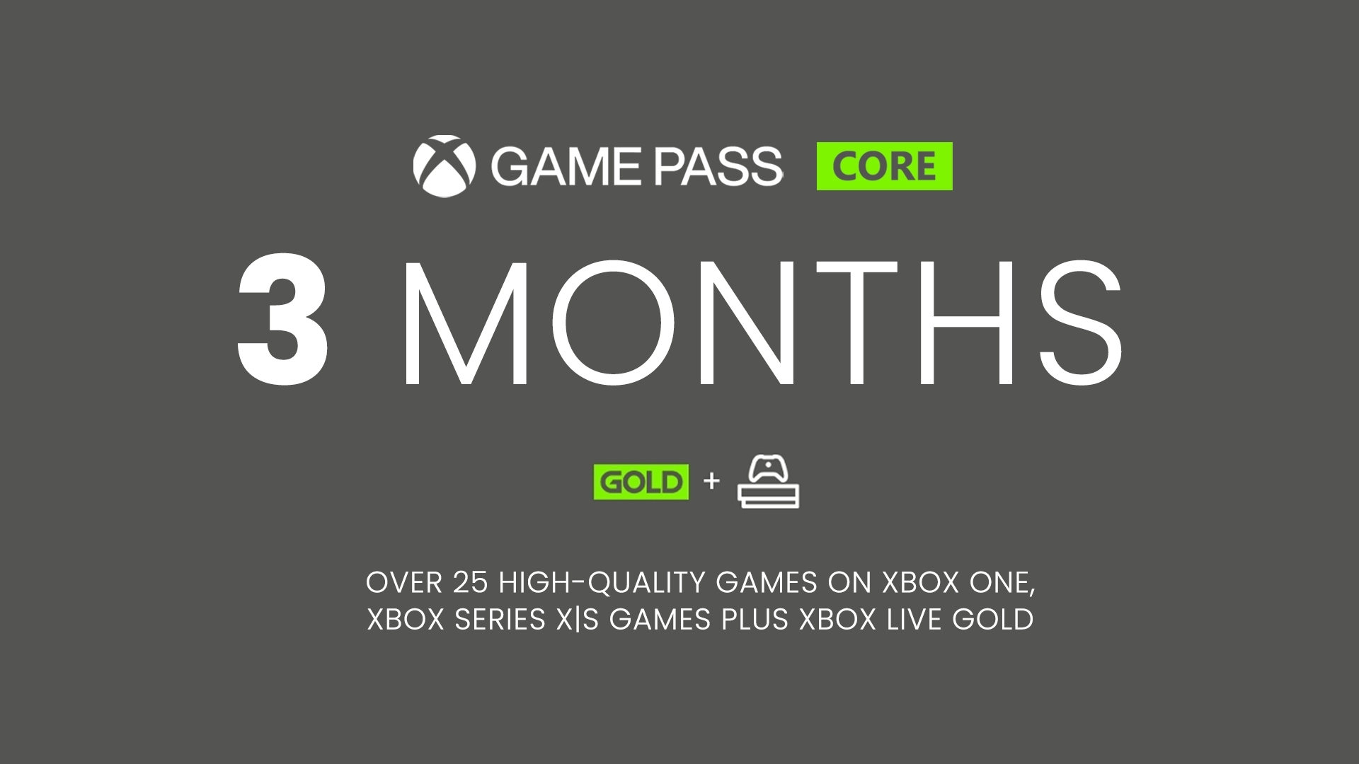 Buy Xbox Game Pass Core 3 Month Microsoft Store